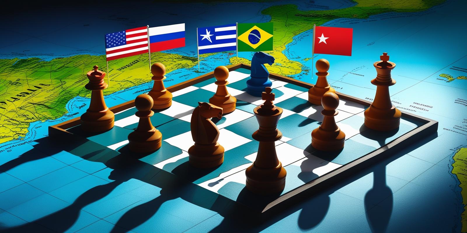 Mapa da Venezuela com destaque para a fronteira com o Brasil